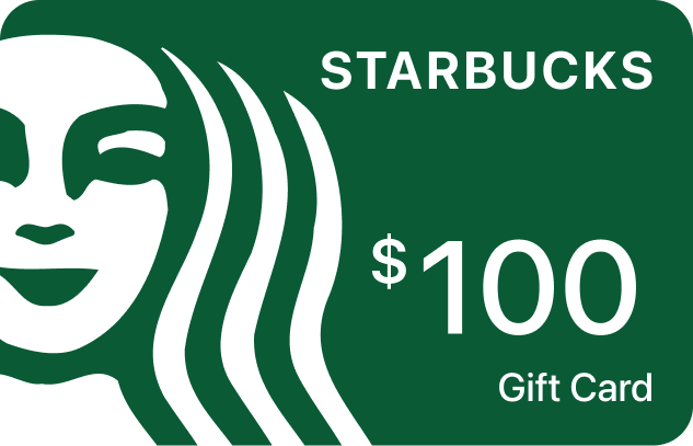 Starbucks $100 Gift Card